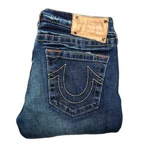 Vintage True Religion Jeans Size 30 LEATHER TAB Blue